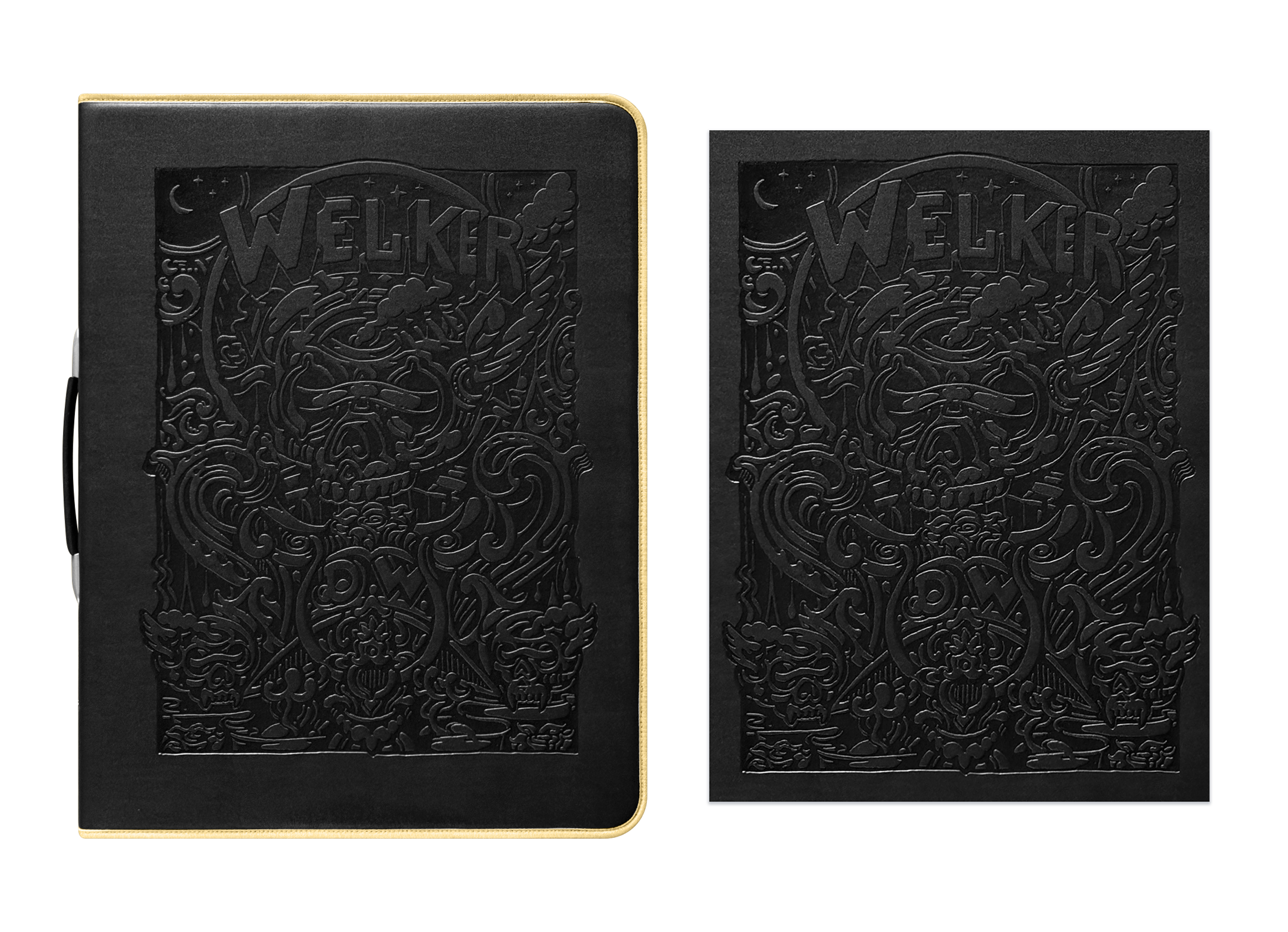DAVID WELKER x Baroque Portfolios - Embossed Portfolio + Print