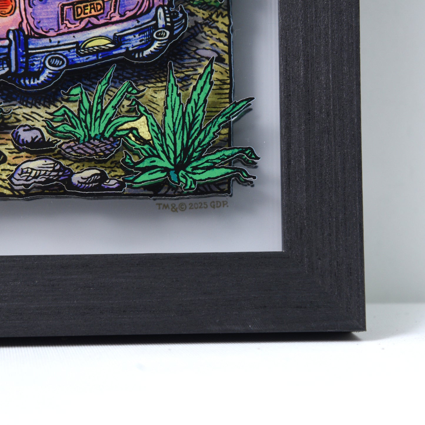 David Welker "Grateful Dead" Framed Acrylic Diorama