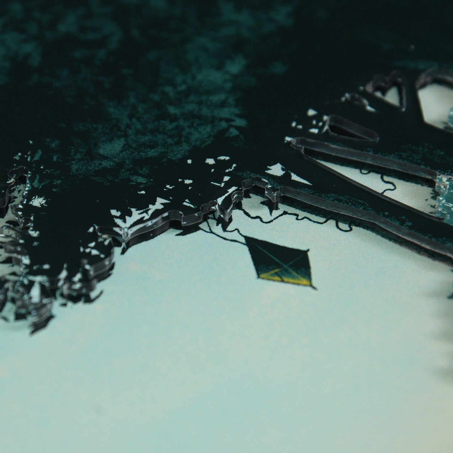 Mark Englert & Charles M. Schulz "One must imagine Charlie Brown happy" Multi-Layer Acrylic