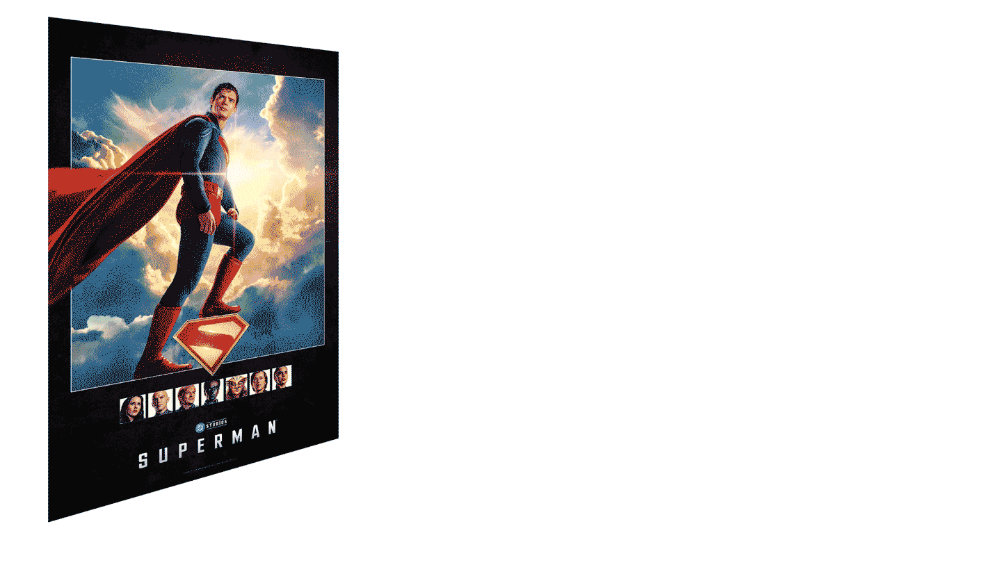 Steve Reeves "Superman" Multi-Layer Acrylic