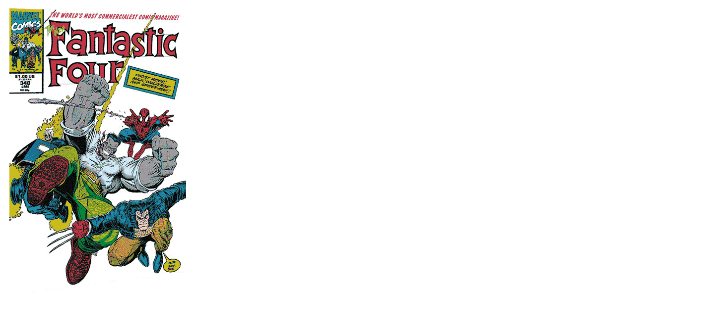 Art Adams "Fantastic Four #348" Multi-Layer Acrylic (16x24)