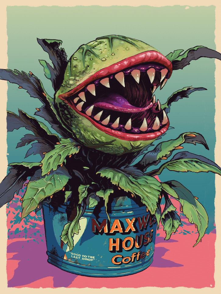 MonkeyMouth "Audrey 2 (Little Shop of Horrors)" 3D Flip Lenticular