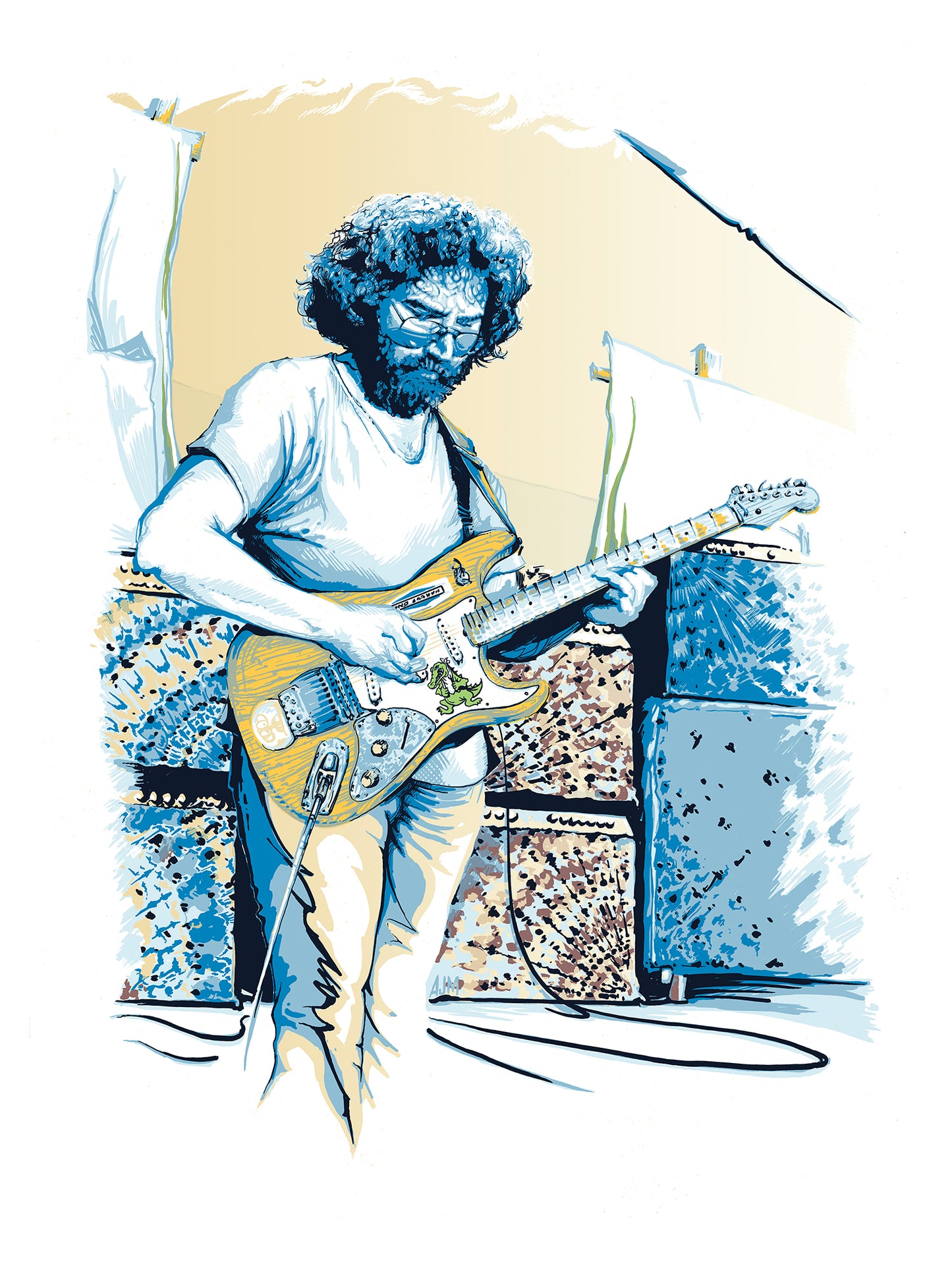 AJ Masthay "Alligator" Blue Edition