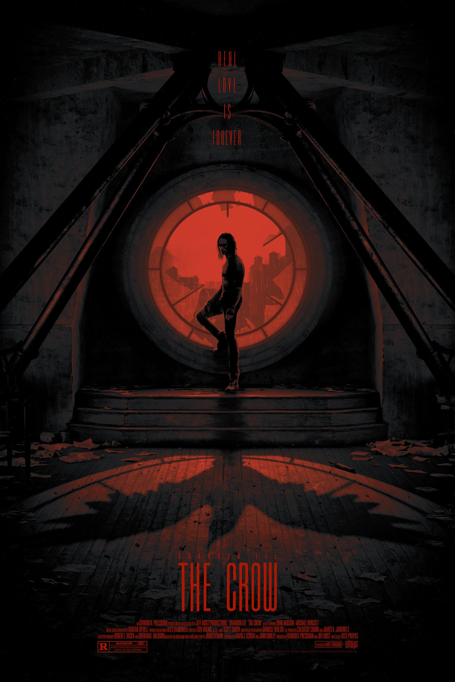 Matt Ferguson "The Crow" Variant - Acrylic Panel Print