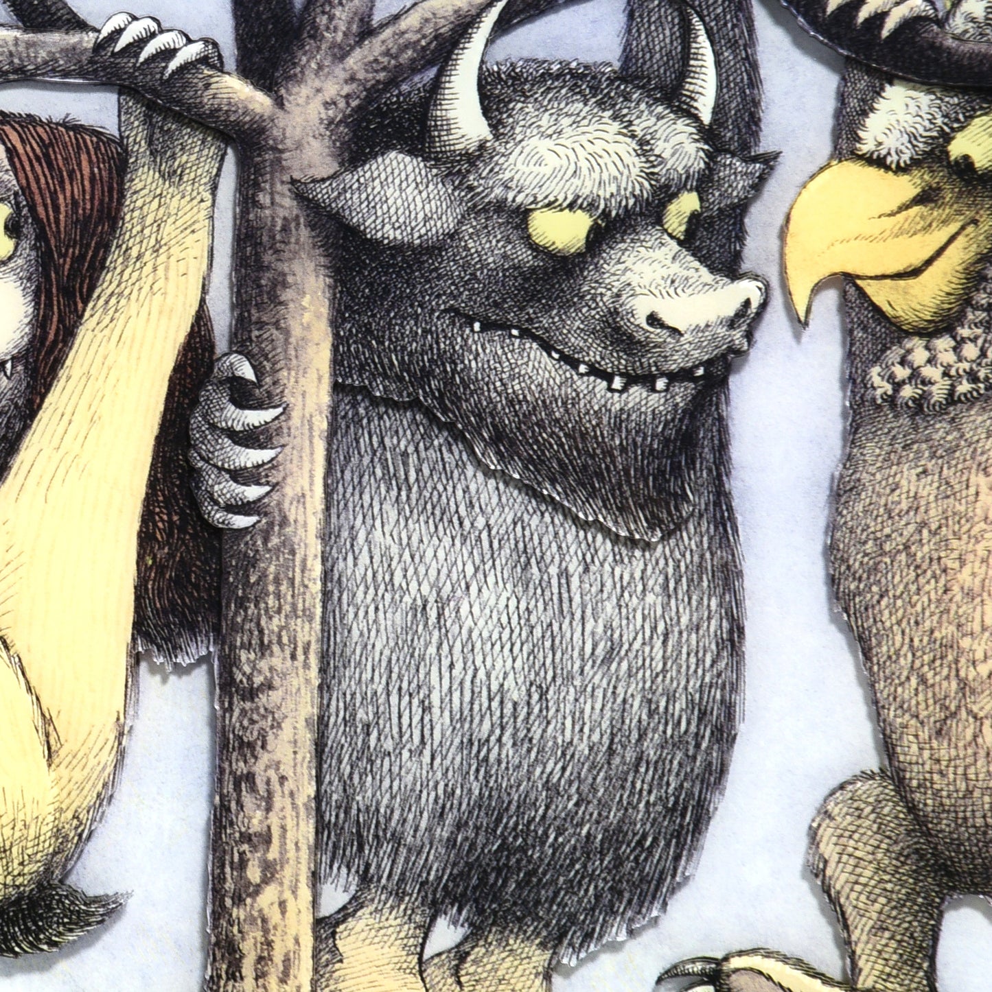 Maurice Sendak "Where the Wild Things Are: Tree Tops" Multi-Layer Acrylic
