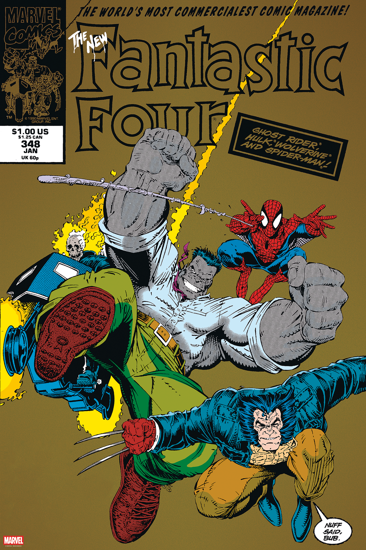 Art Adams "Fantastic Four #348" Gold Foil Variant