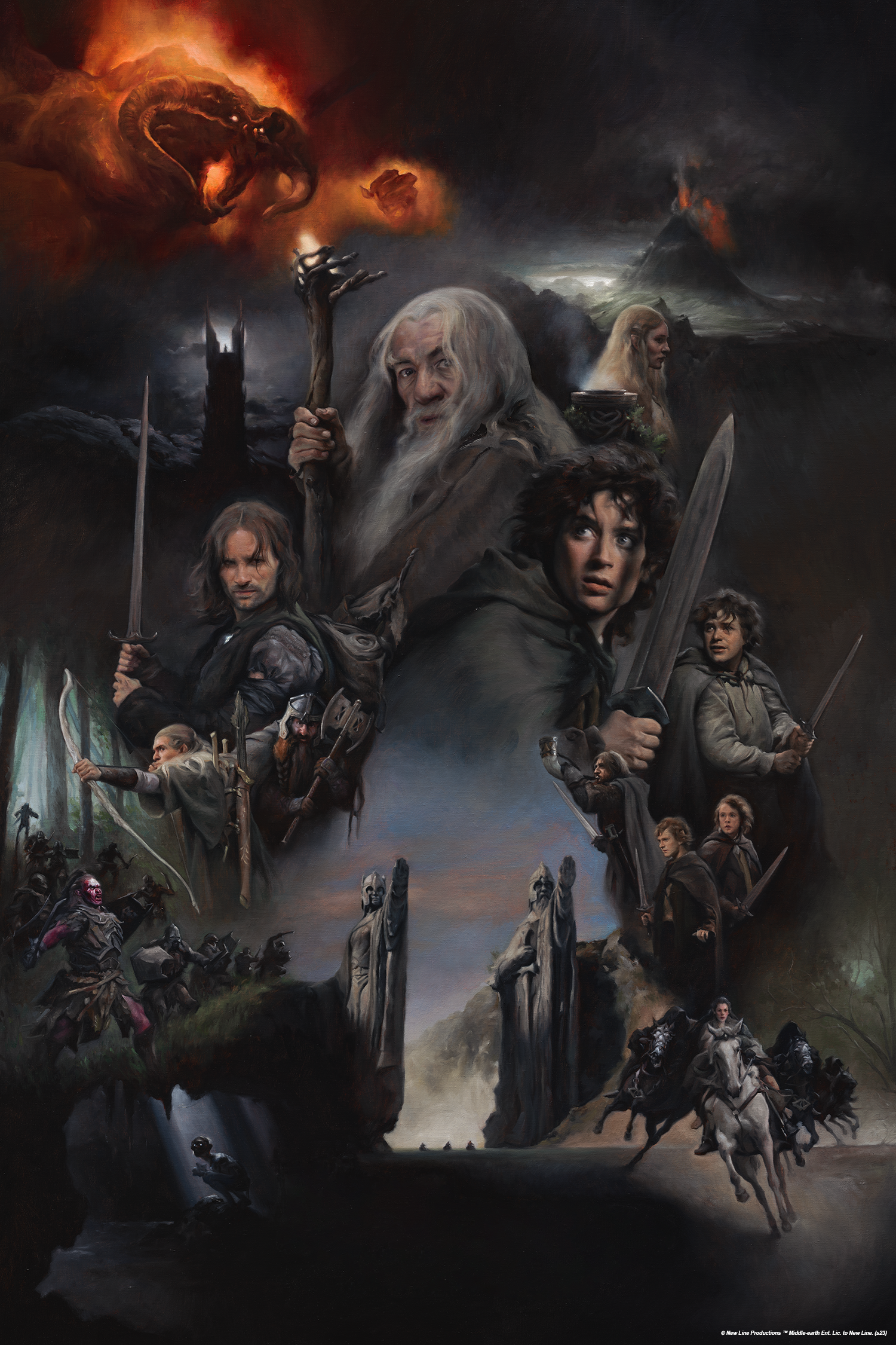 Lord of the Rings: The Fellowship of the Ring Fine Art Print by