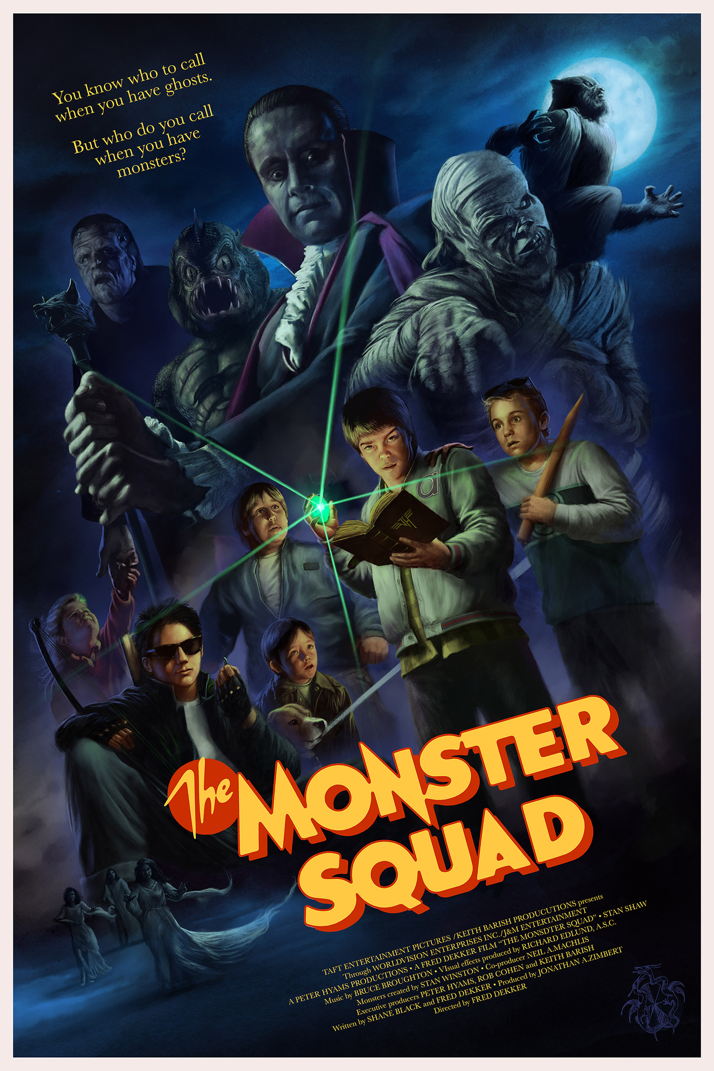 Dave Merrell "The Monster Squad" Acrylic Panel Print