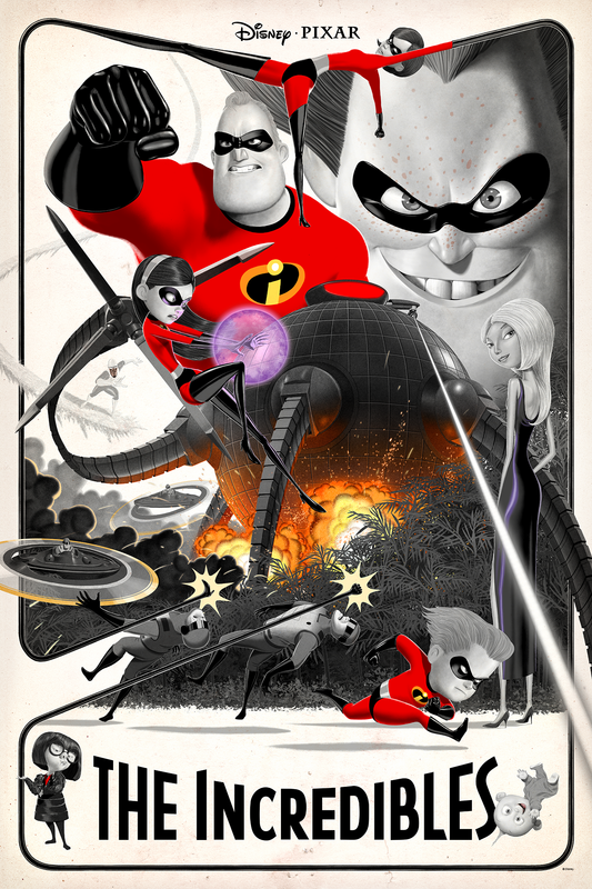 Jason Raish "The Incredibles" B&W Edition