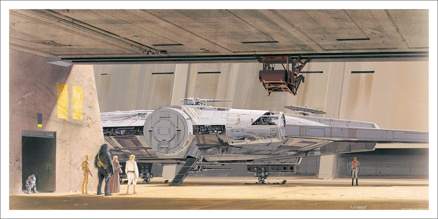 Ralph McQuarrie "Spaceport Hangar on Mos Eisley" Variant