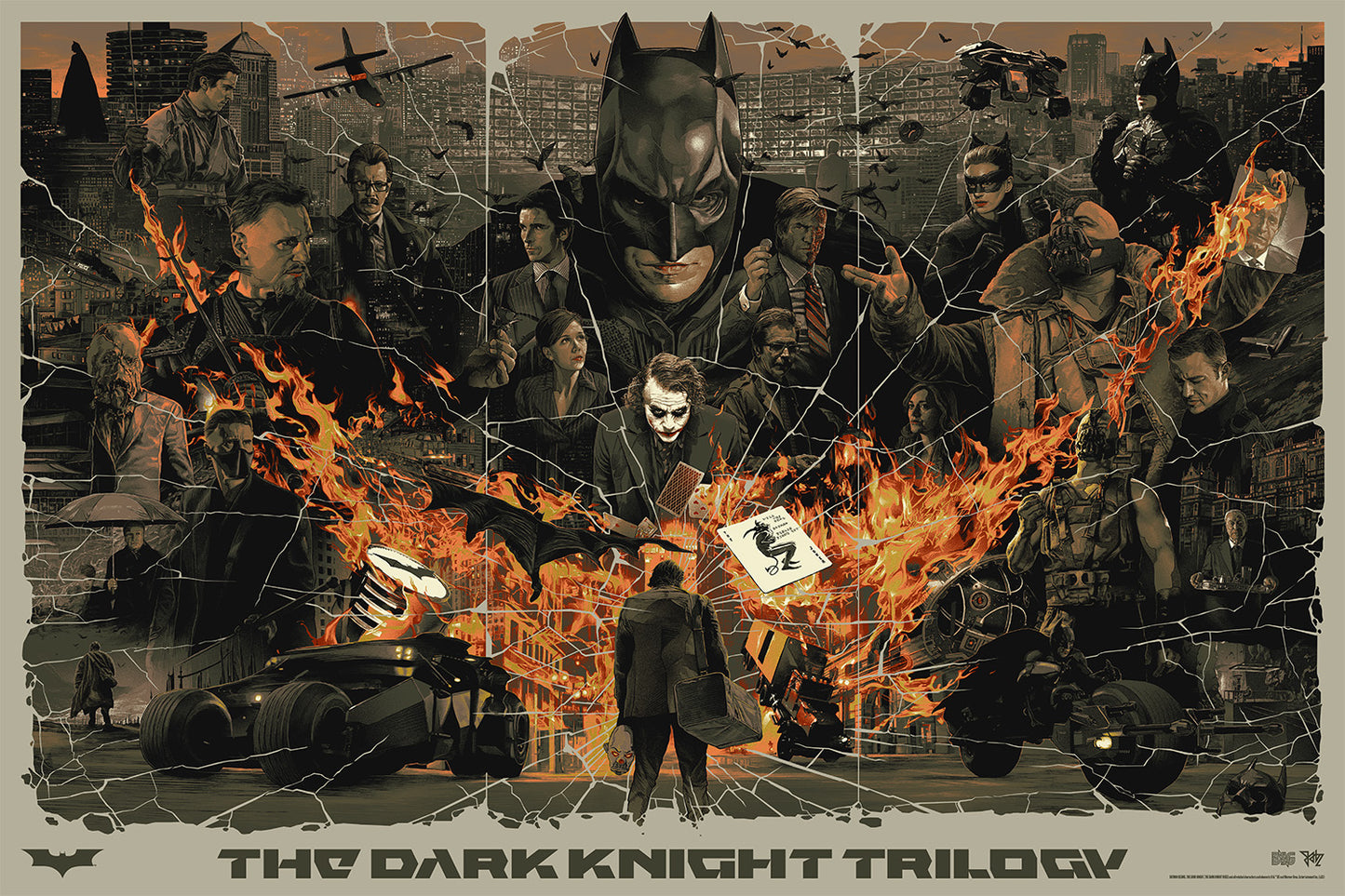 Gabz "The Dark Knight Trilogy (Purging Fire)" Variant