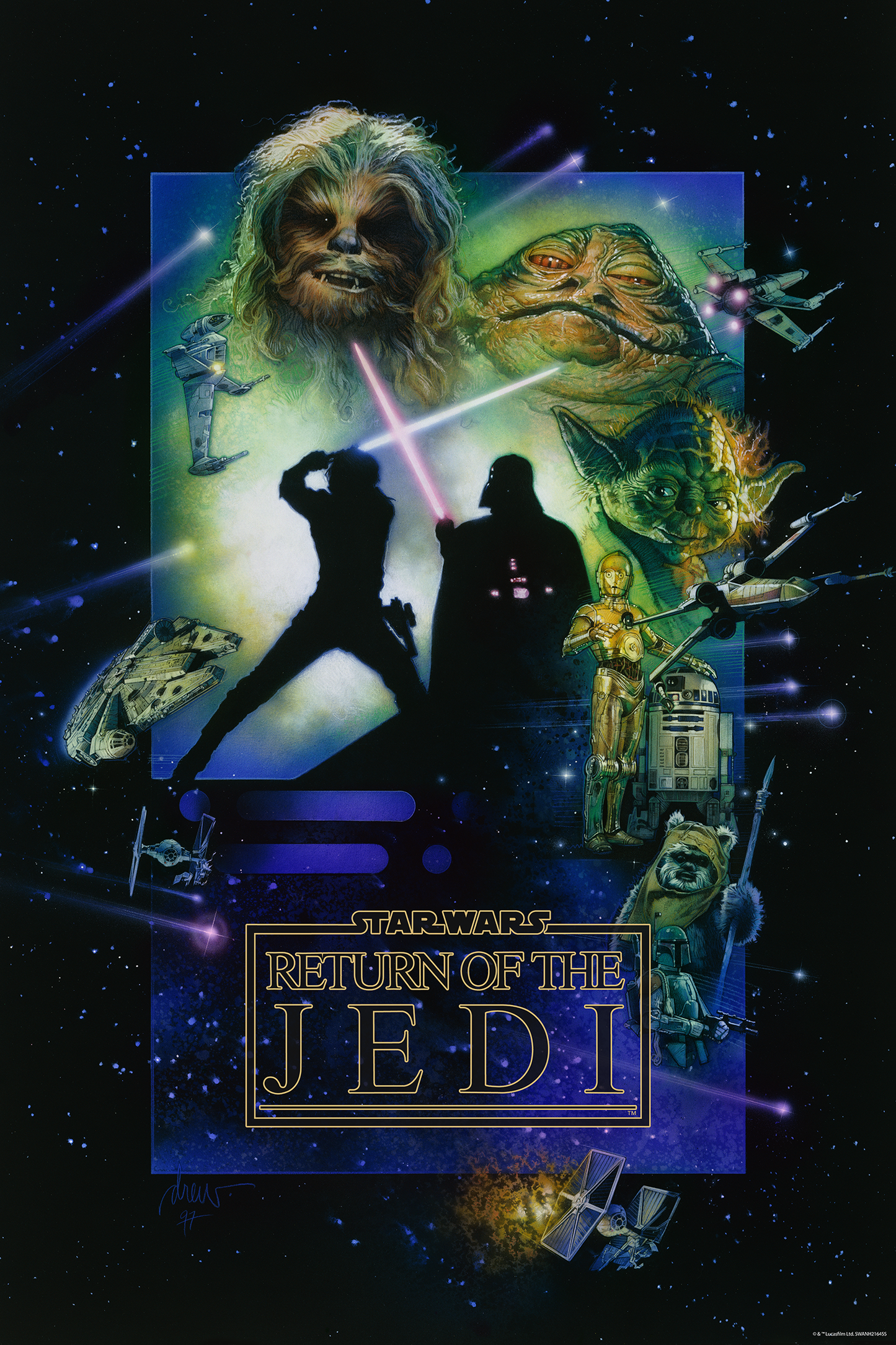 Drew Struzan "Original Star Wars Trilogy" SET