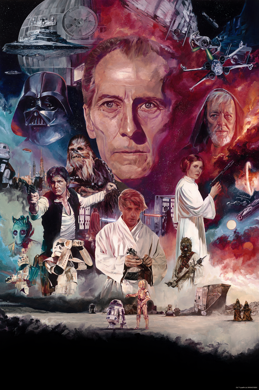 Chris Valentine "Original Star Wars Trilogy" Art Print - SET