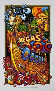 AJ Masthay "Vegas Viking Warrior" - Framed