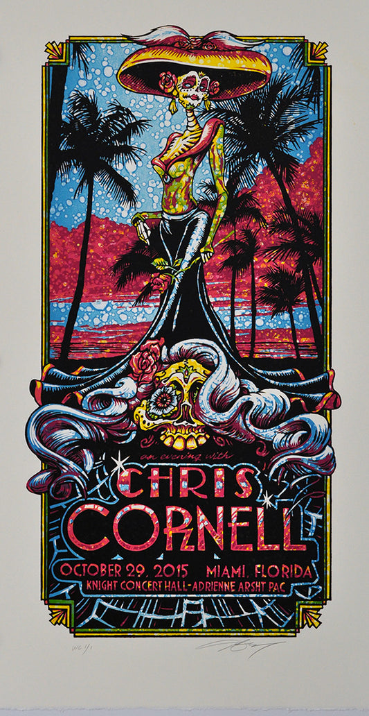 AJ Masthay "Chris Cornell" Watercolor Variant
