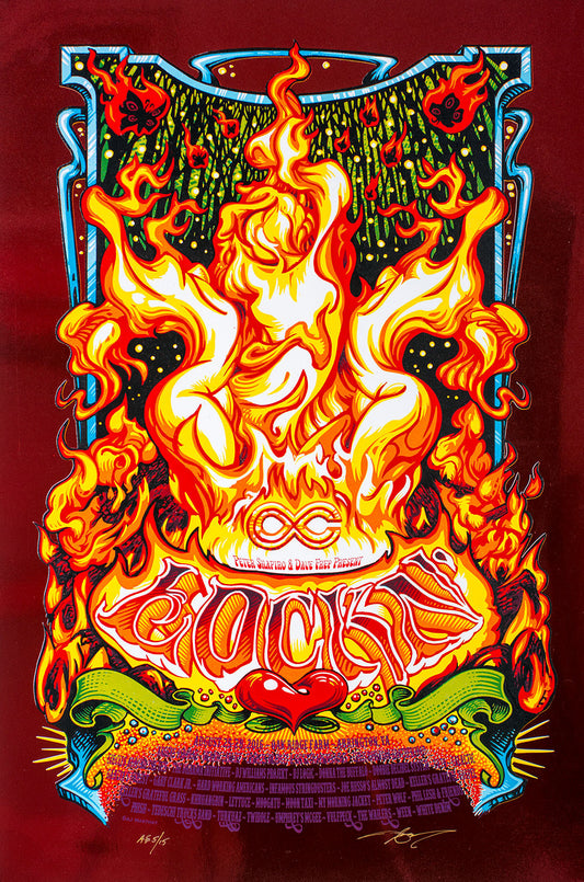 AJ Masthay "Lockn' Music Festival - Sirens Song" Red Foil