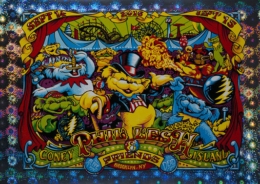 AJ Masthay "Phil & Friends - Coney Island" Blast Foil