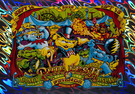 AJ Masthay "Phil & Friends - Coney Island" Lava Foil