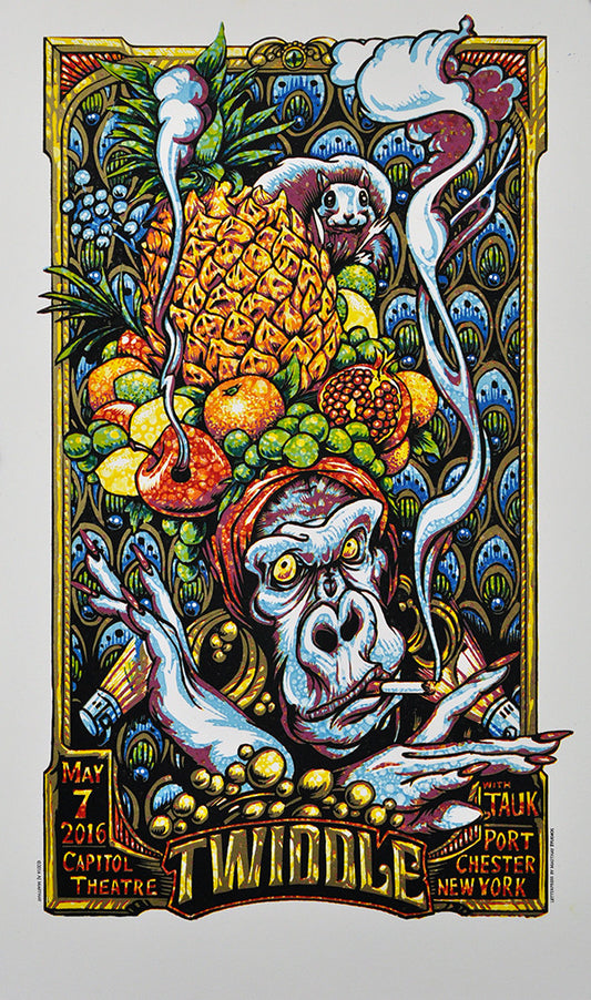 AJ Masthay "Twiddle - Capitol Theatre" Watercolor