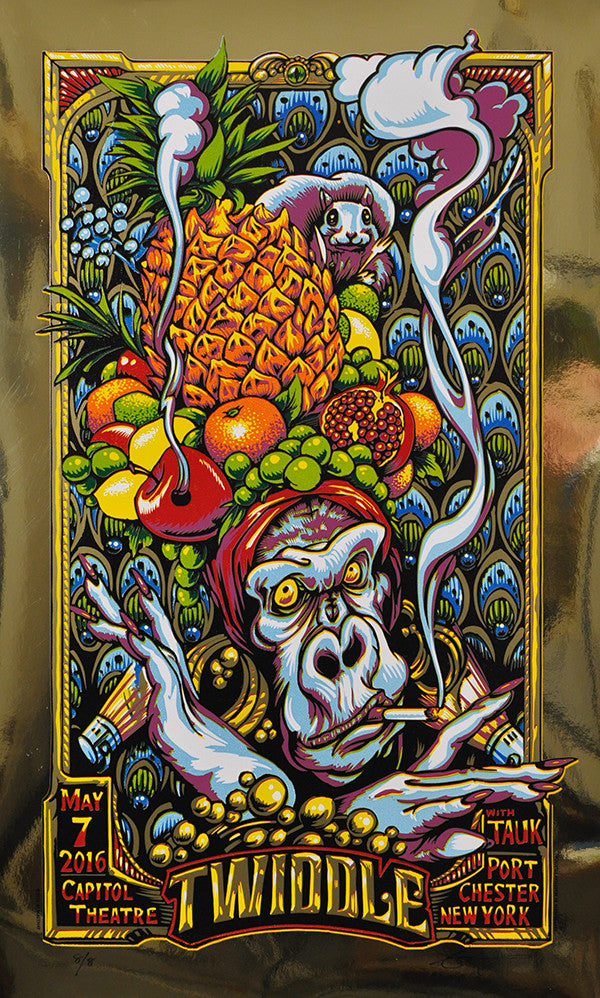 AJ Masthay "Twiddle - Capitol Theatre" Gold Foil