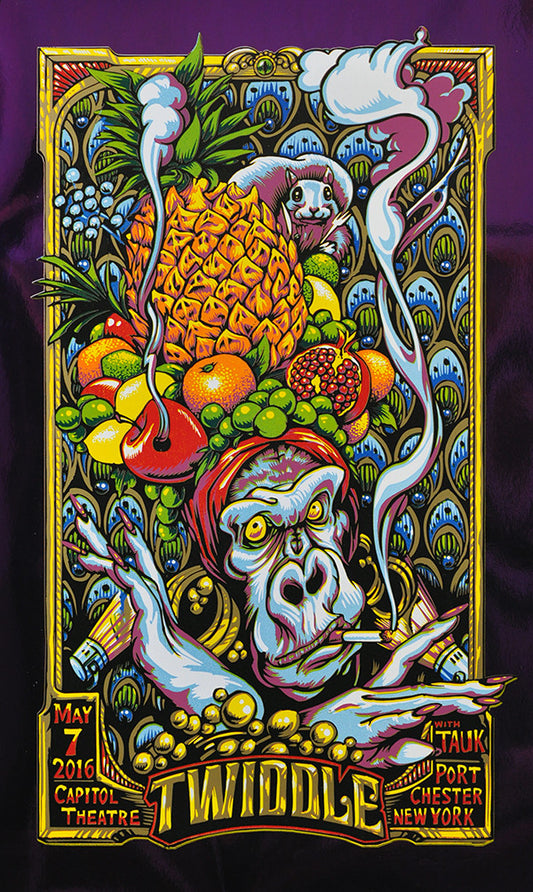 AJ Masthay "Twiddle - Capitol Theatre" Purple Foil