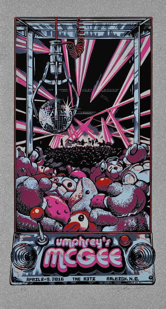 AJ Masthay "Umphrey's McGee - Raleigh, NC" Diamond Foil