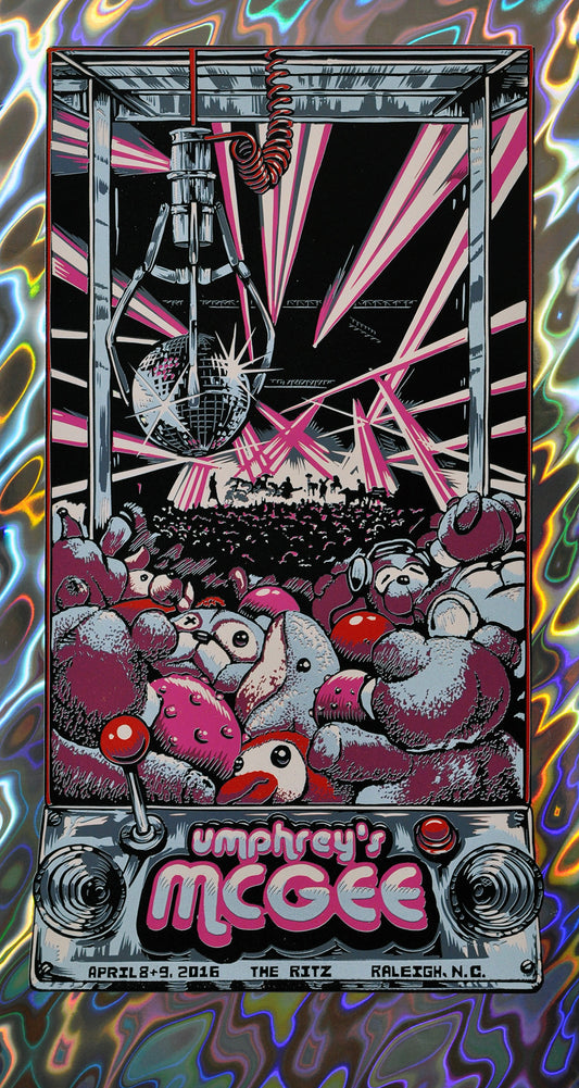 AJ Masthay "Umphrey's McGee - Raleigh, NC" Lava Foil