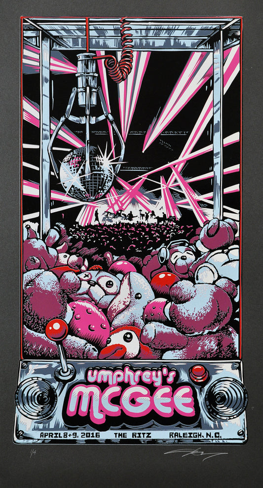 AJ Masthay "Umphrey's McGee - Raleigh, NC" Onyx Pearl