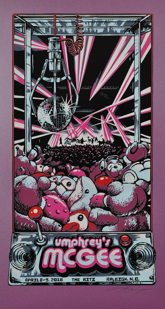 AJ Masthay "Umphrey's McGee - Raleigh, NC" Purple Pearl