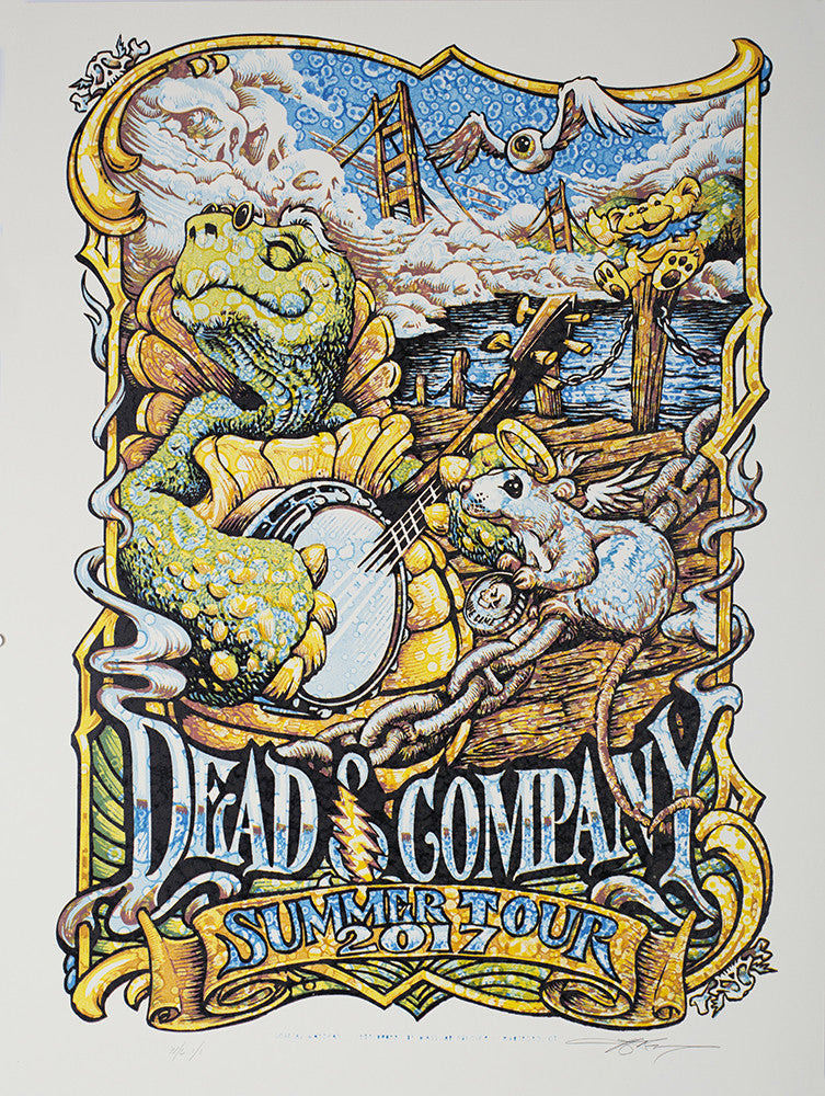 AJ Masthay "Dead & Co. - Wharf Rat" VIP - Watercolor