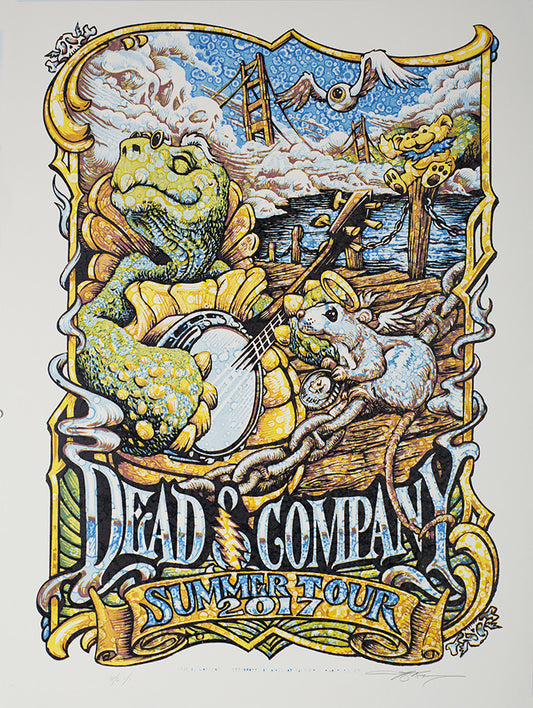 AJ Masthay "Dead & Co. - Wharf Rat" VIP - Watercolor