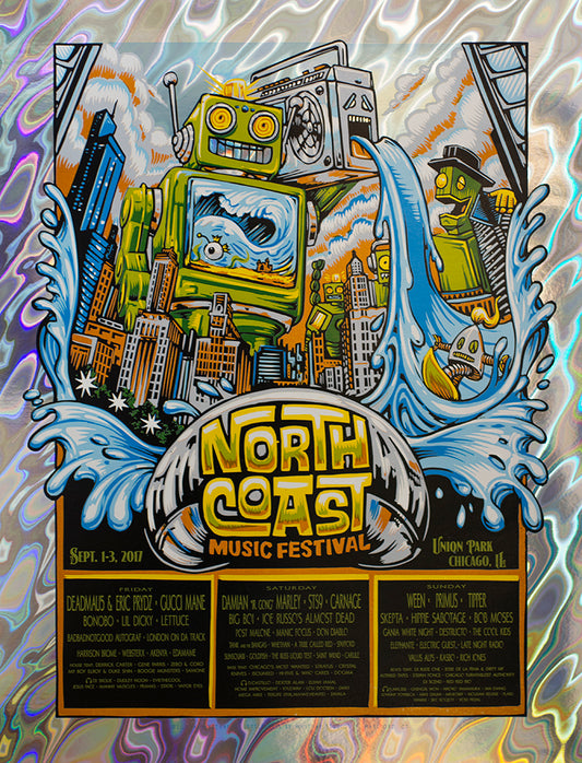 AJ Masthay "North Coast Festival" Lava Foil