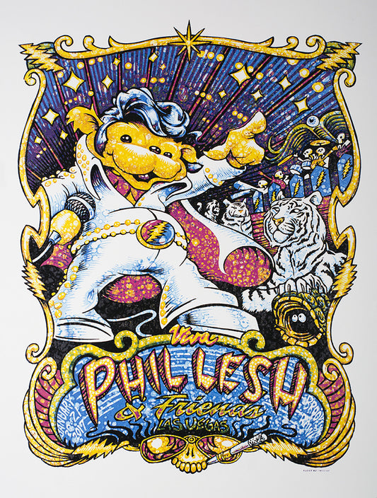 AJ Masthay "Phil Lesh - Las Vegas" Watercolor