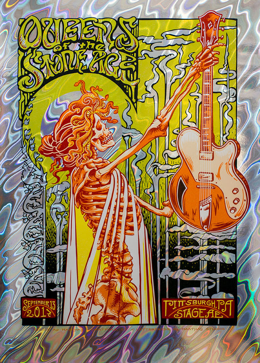 AJ Masthay "Queens of the Stone Age - Pittsburgh" Lava Foil