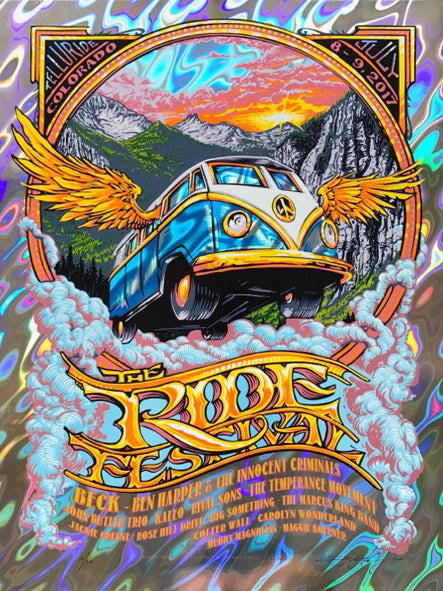 AJ Masthay "The Ride Festival (Beck)" Lava Foil
