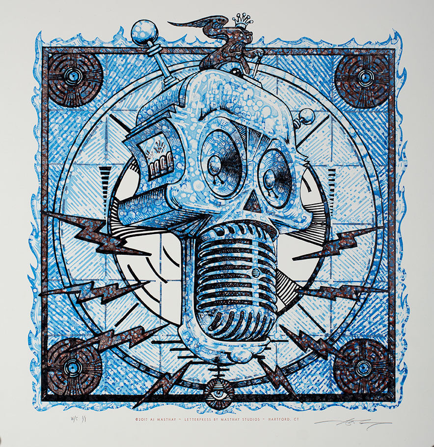 AJ Masthay "Speak Your Mind" Watercolor