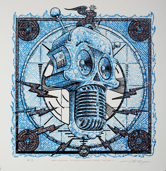 AJ Masthay "Speak Your Mind" Watercolor