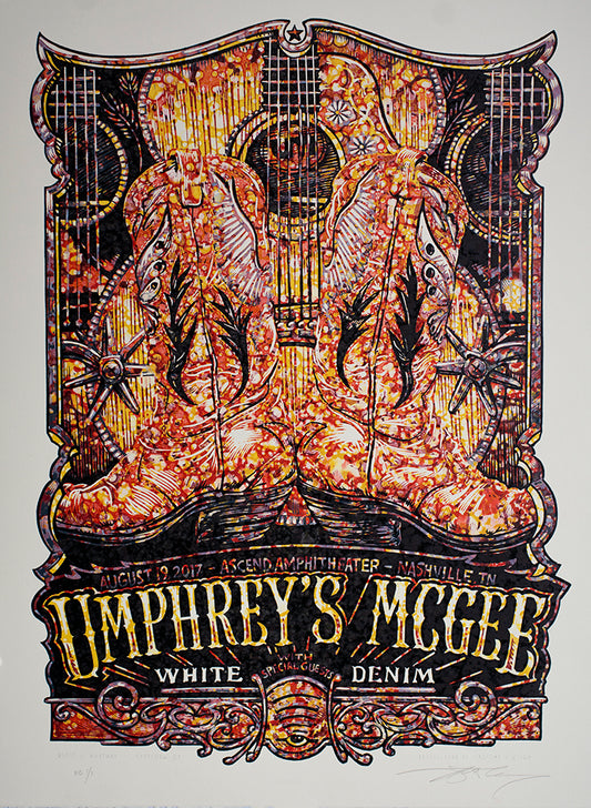 AJ Masthay "Umphrey's McGee - Nashville" Watercolor