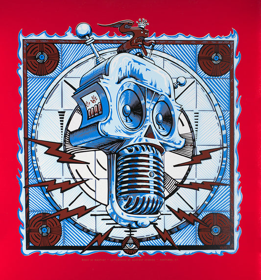 AJ Masthay "Speak Your Mind" Curious Cosmic Pulsar Red