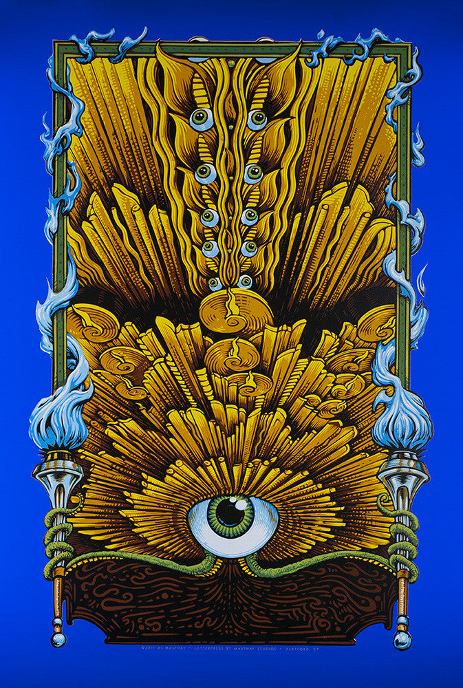 AJ Masthay "The Torchbearer" Curious Cosmic Blue Planet