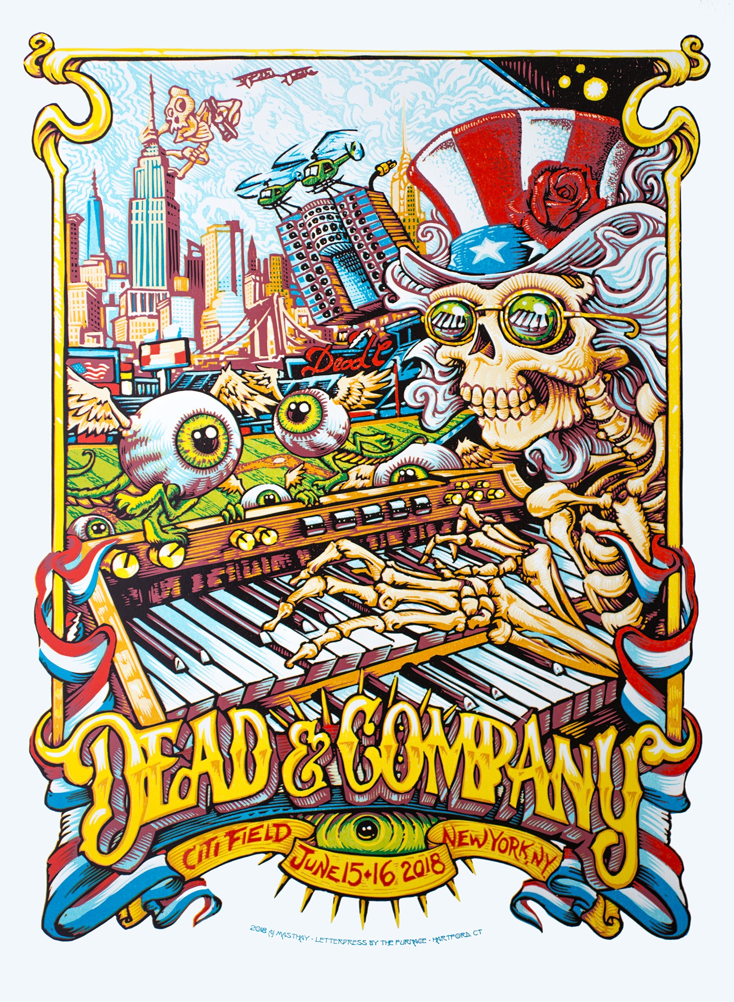 DEAD & COMPANY - WRIGLEY FIELD by AJ Masthay - On Sale INFO! – Bottleneck  Gallery