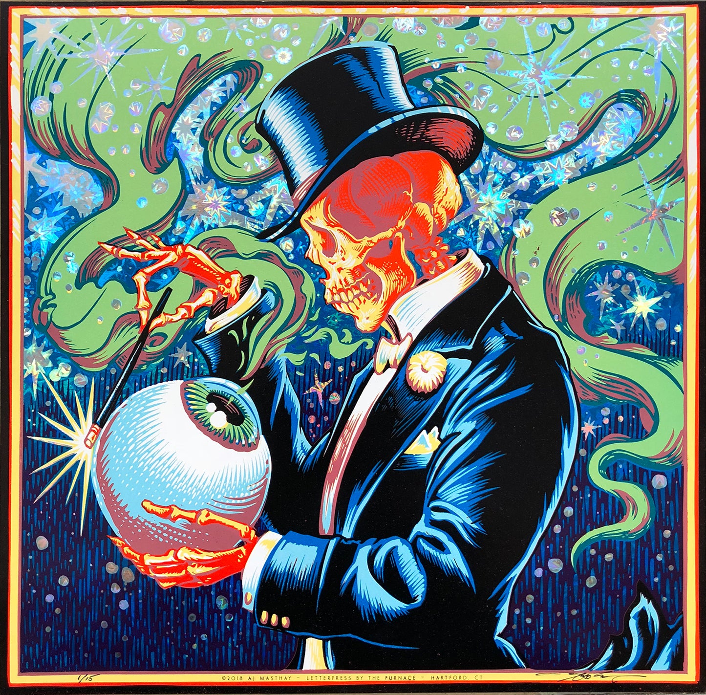 AJ Masthay "The SoothSeer - Art Print" Kaboom Foil