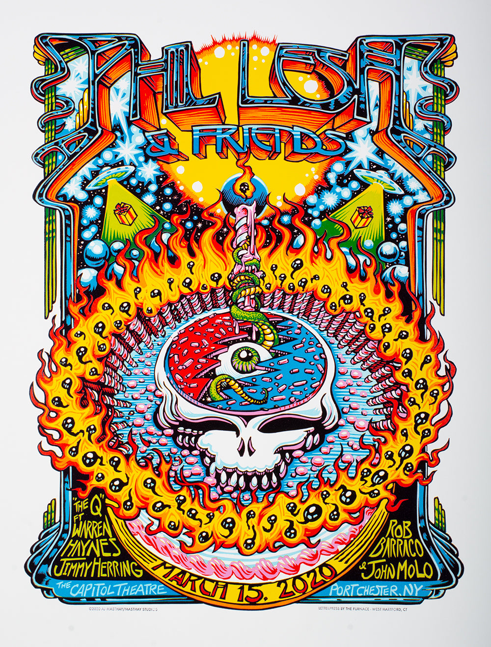 Phil Lesh And Friends 80th Birthday Art newest Print