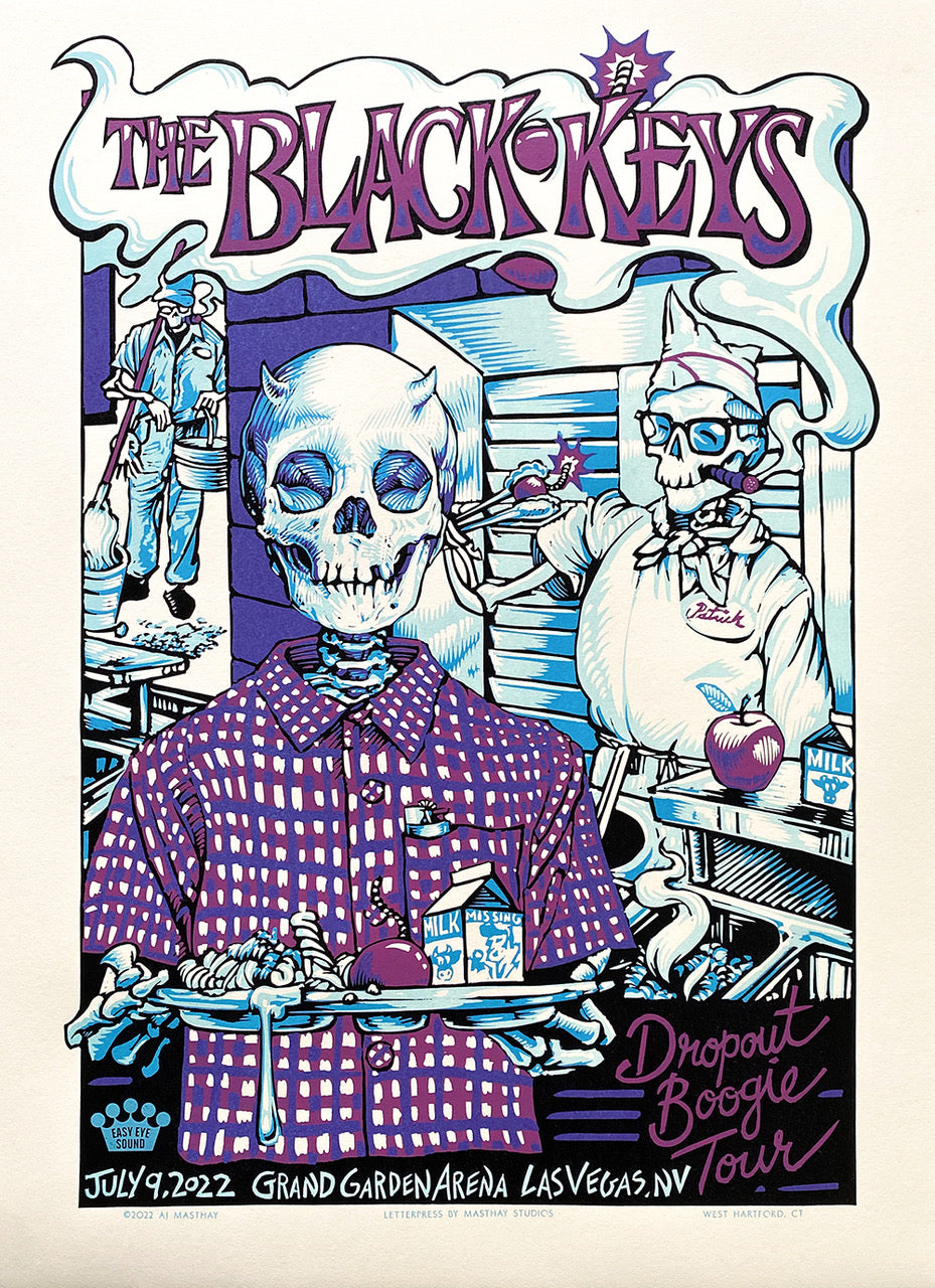  The Black Keys Tour Poster, The Black Keys Artwork