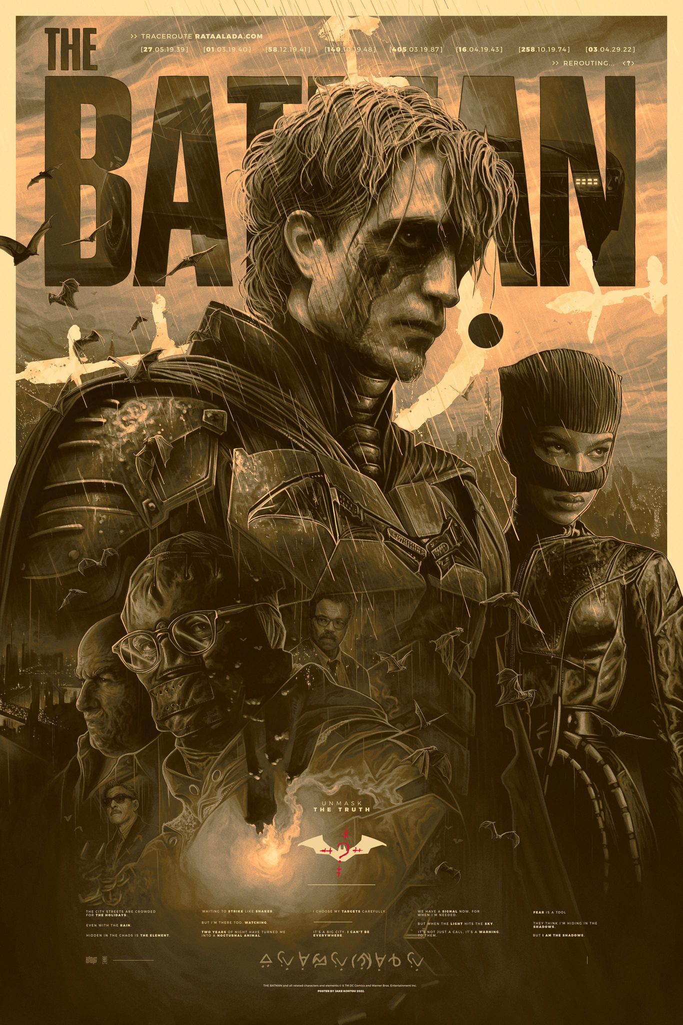 Jake Kontou "The Batman" Unmasked Variant