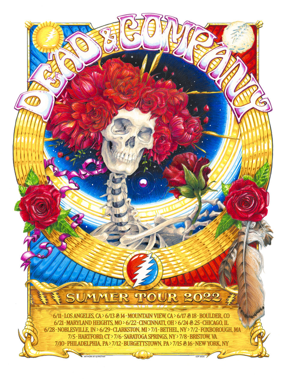 DEAD & COMPANY - FENWAY by AJ Masthay - On Sale INFO! – Bottleneck Gallery