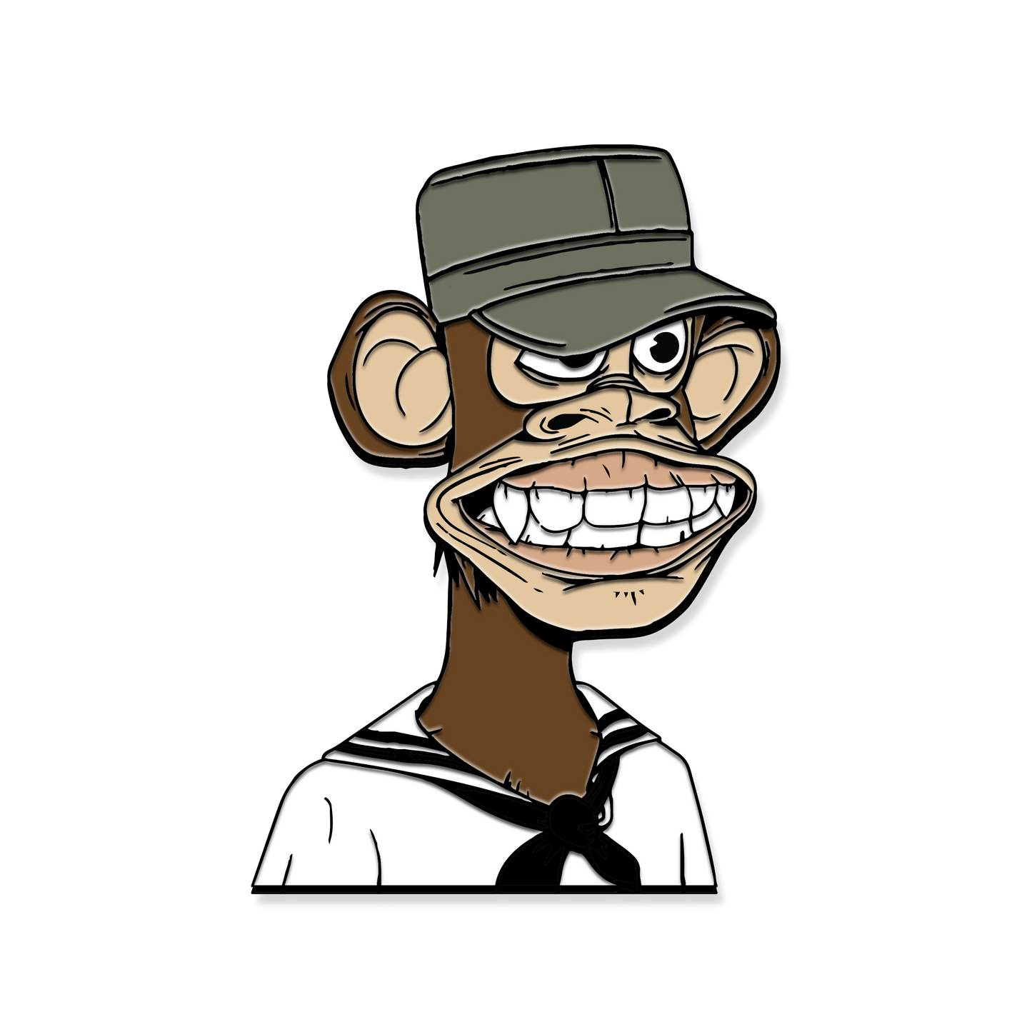 Bored Ape #492 - Enamel Pin