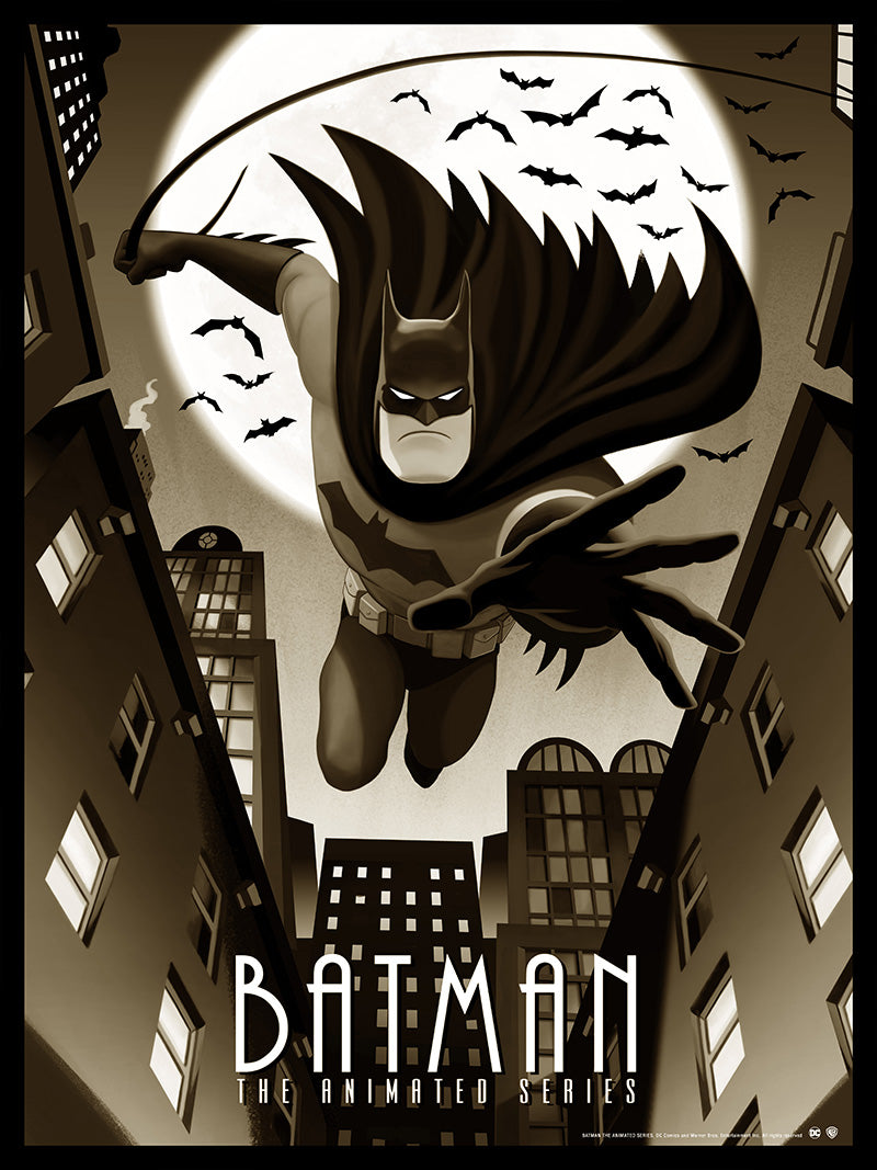 Pablo Olivera "Batman: The Animated Series" Sepia Variant