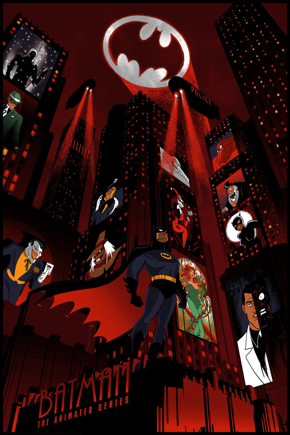 batman animated series wallpaper