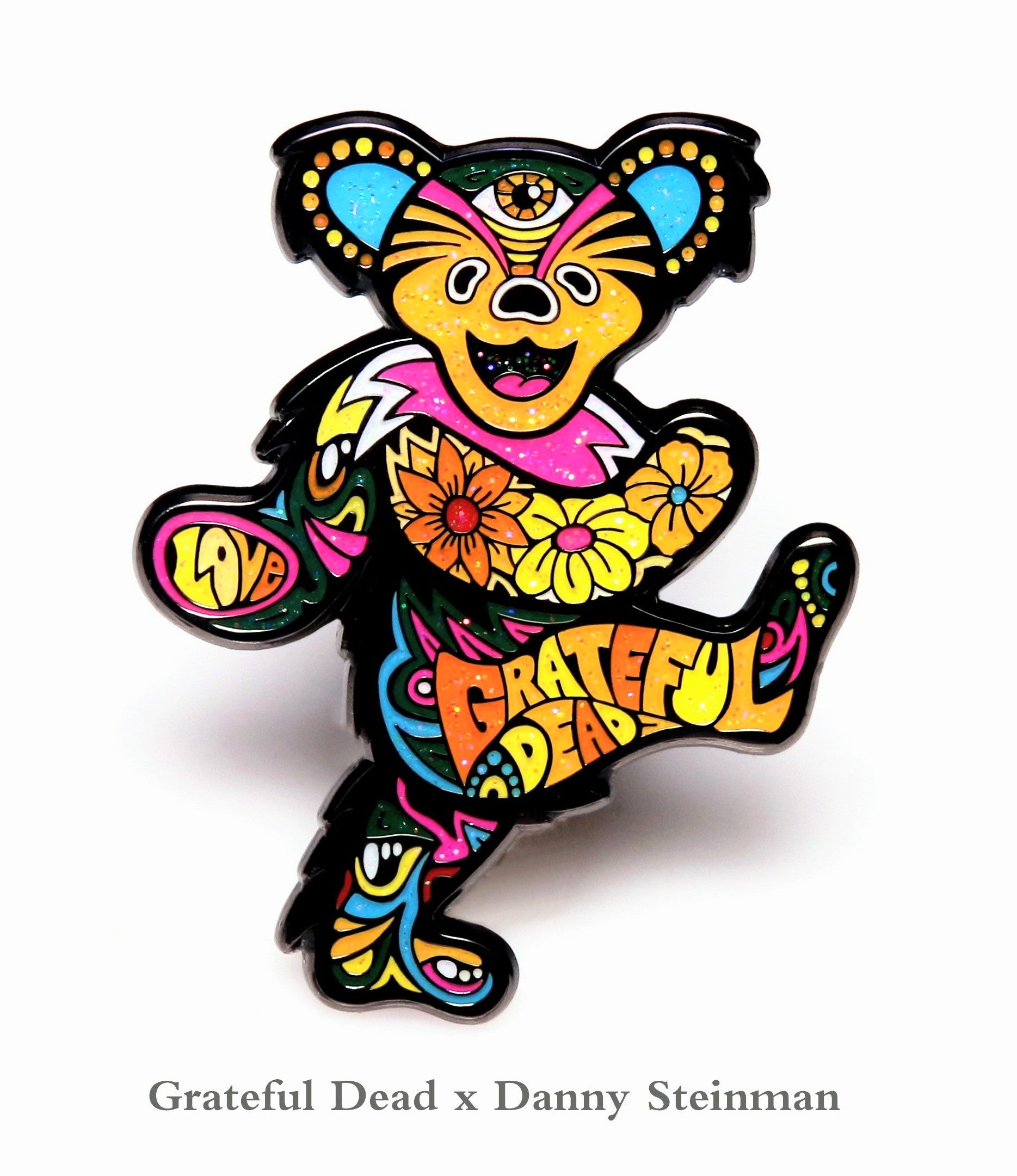 Toppa Stealie ispirata ai Grateful Dead 4x3 - Toppa con orsi danzanti Toppa Stealie ispirata ai Grateful Dead 4x3 - Toppa con orsi danzanti